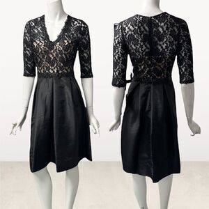 Sangria Short Formal‎ 3/4 Sleeve Beaded